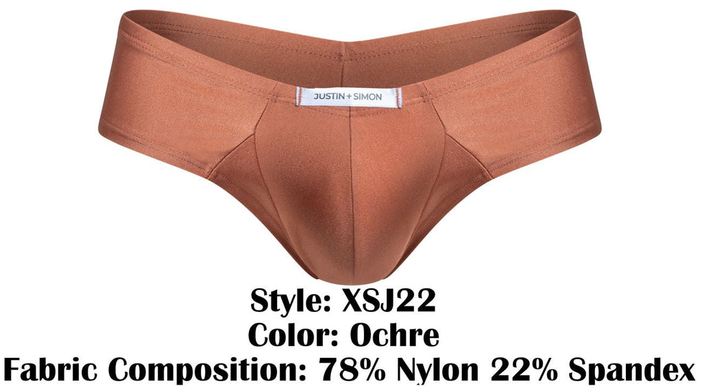 JUSTIN+SIMON XSJ22 Cheek Briefs Color Ochre