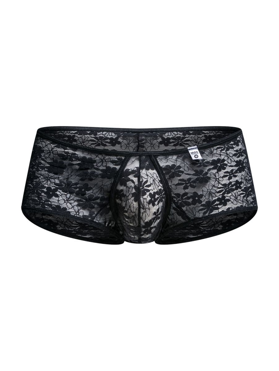MaleBasics MBL83 Loop Cheeky Trunks Color Black Lace