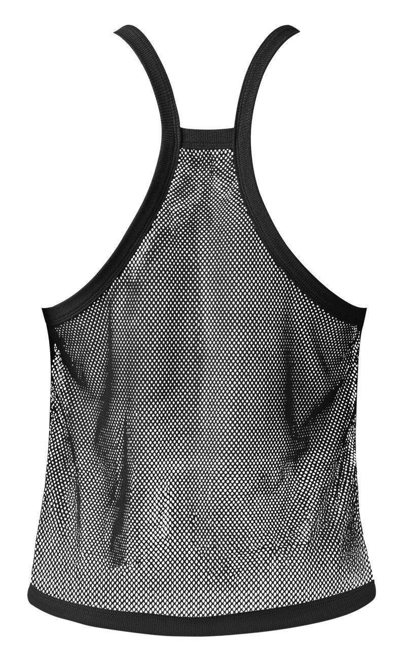 Male Power 110-11C Fishnet 2 Tank Top Color Black
