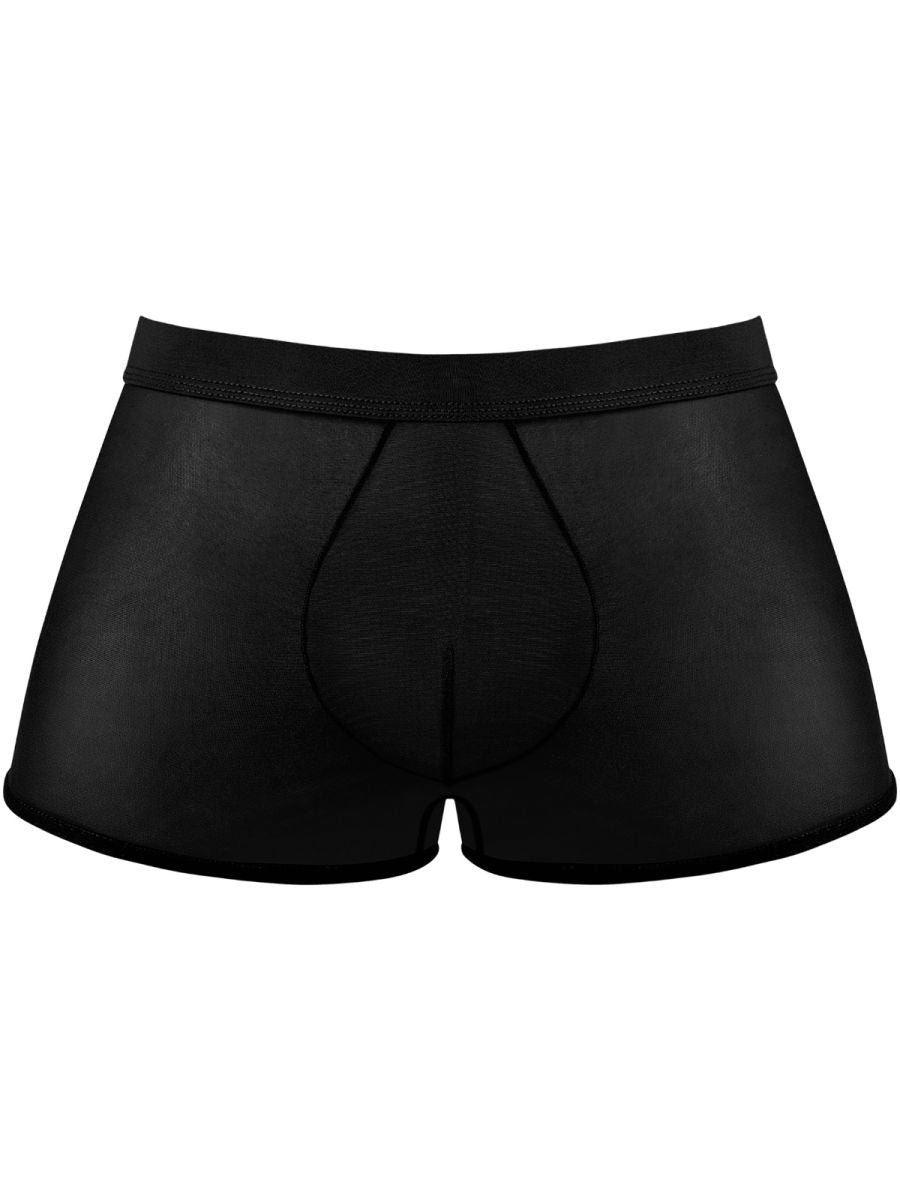 Male Power 145-307 Mesh 2 Mini Short Trunks Color Black