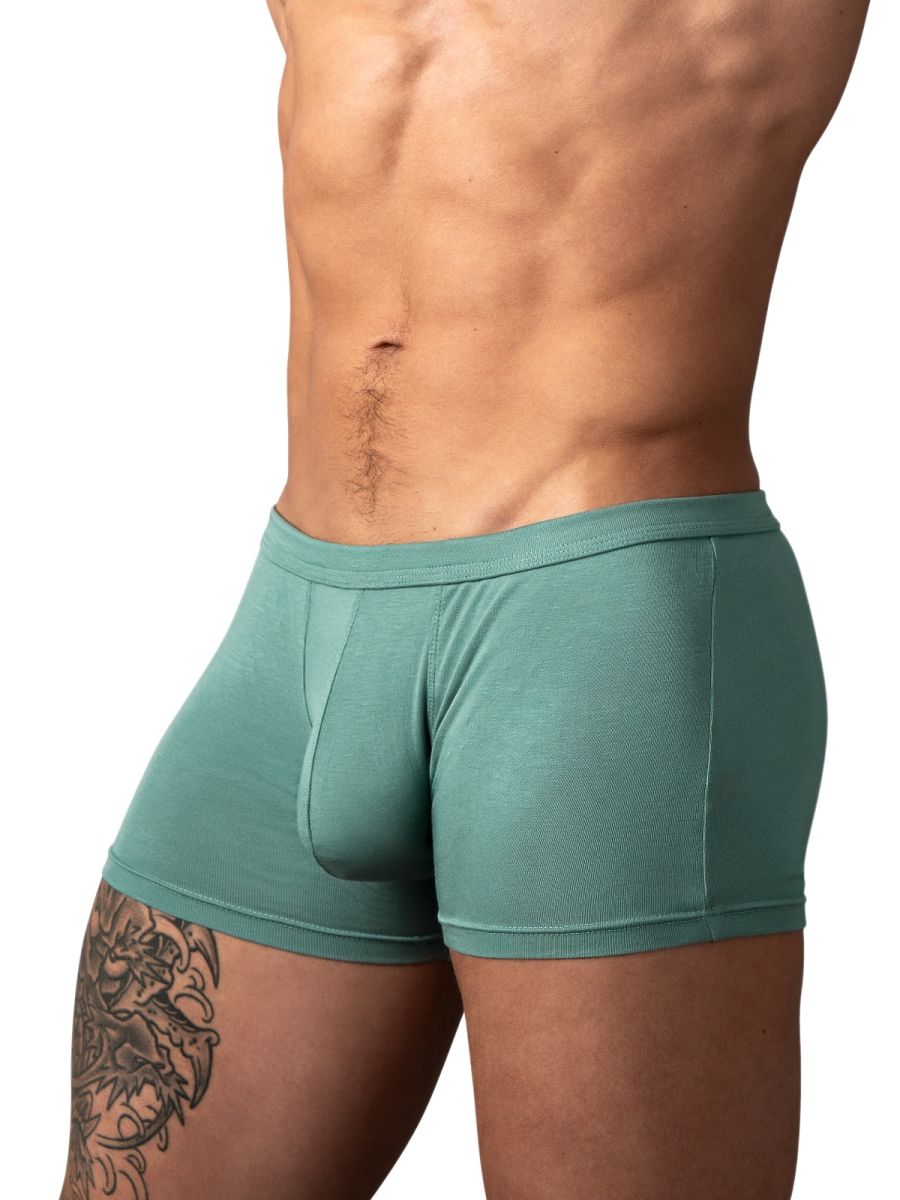 Male Power 150-308 Eco Cozy Pouch Short Trunks Color Green