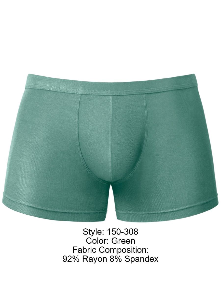Male Power 150-308 Eco Cozy Pouch Short Trunks Color Green