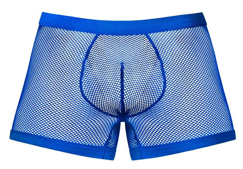 Male Power 152-11C Fishnet 2 Pouch Short Color Royal