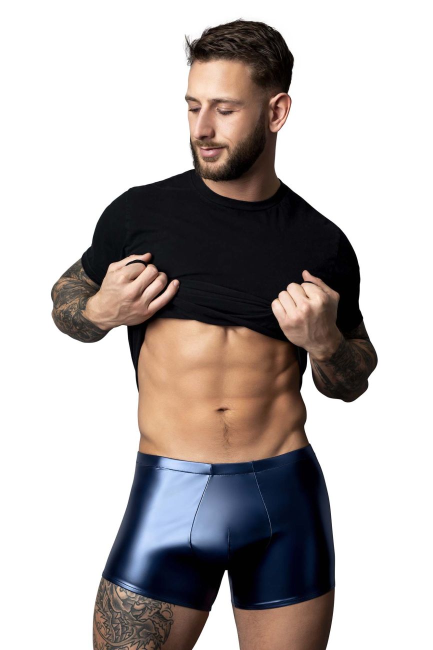 Male Power 153-301 Liquid Onyx 2.0 Pouch Short Color Blue