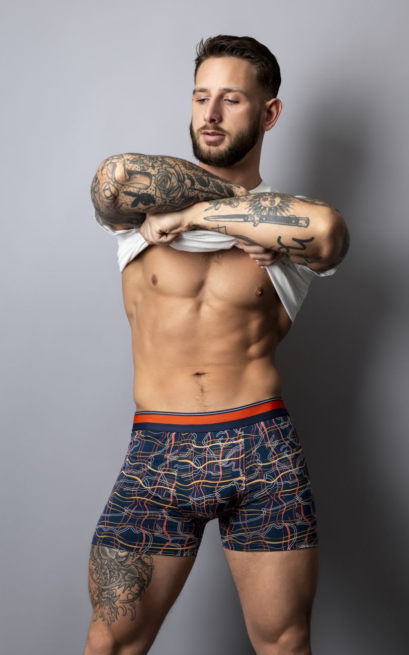 Male Power 160-299 Soo Cumfy Boxer Brief Color Navy