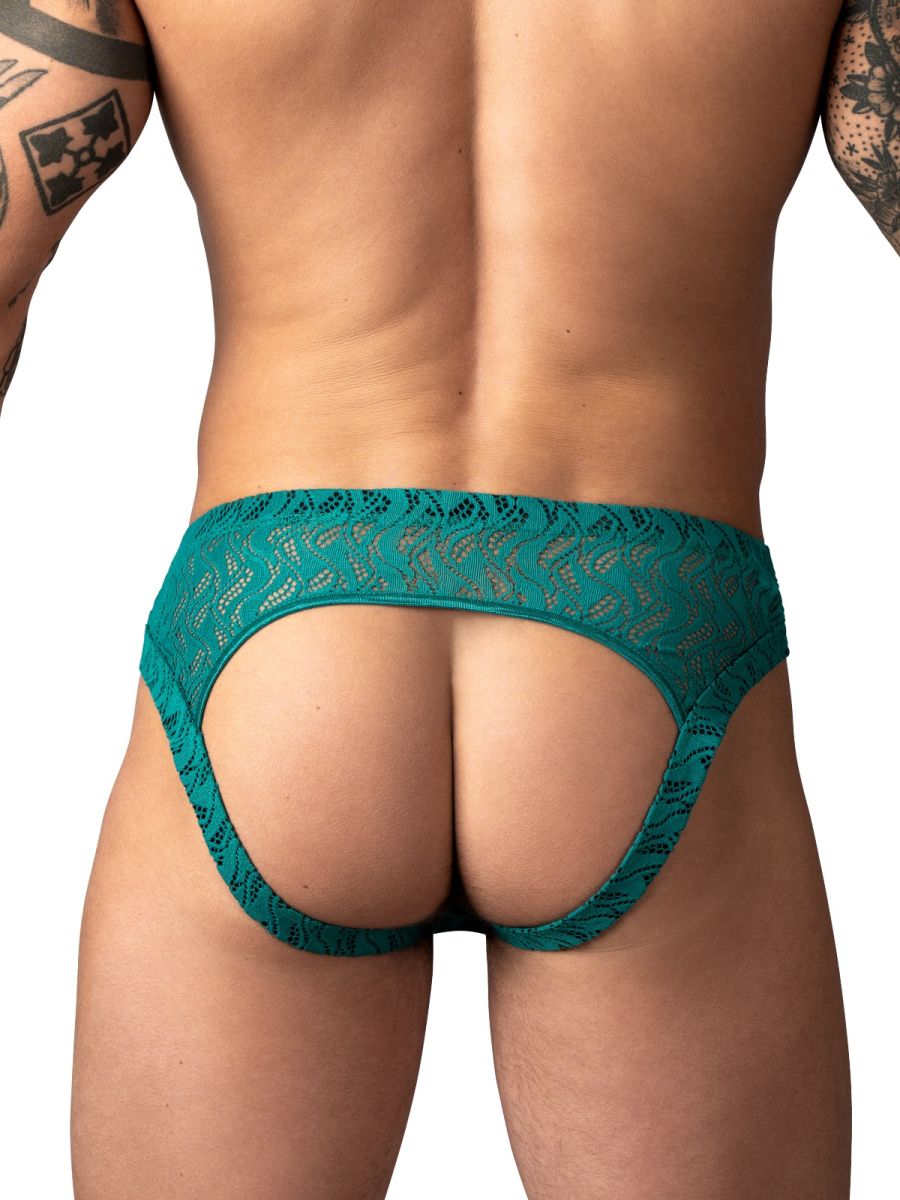 Male Power 330-305 Ripple Moon Jockstrap Color Teal