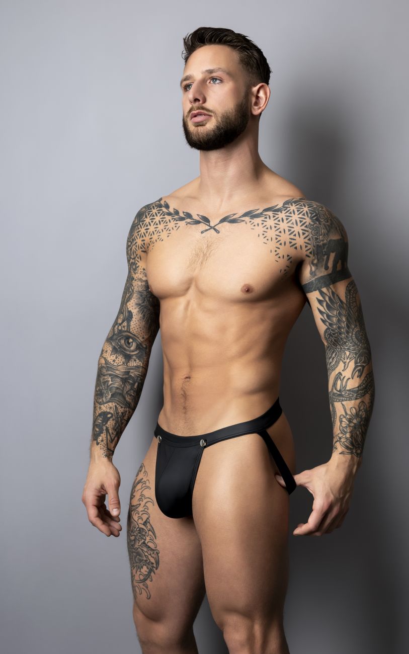 Male Power 346-298 Oh Snap Snap Off Jock Color Black