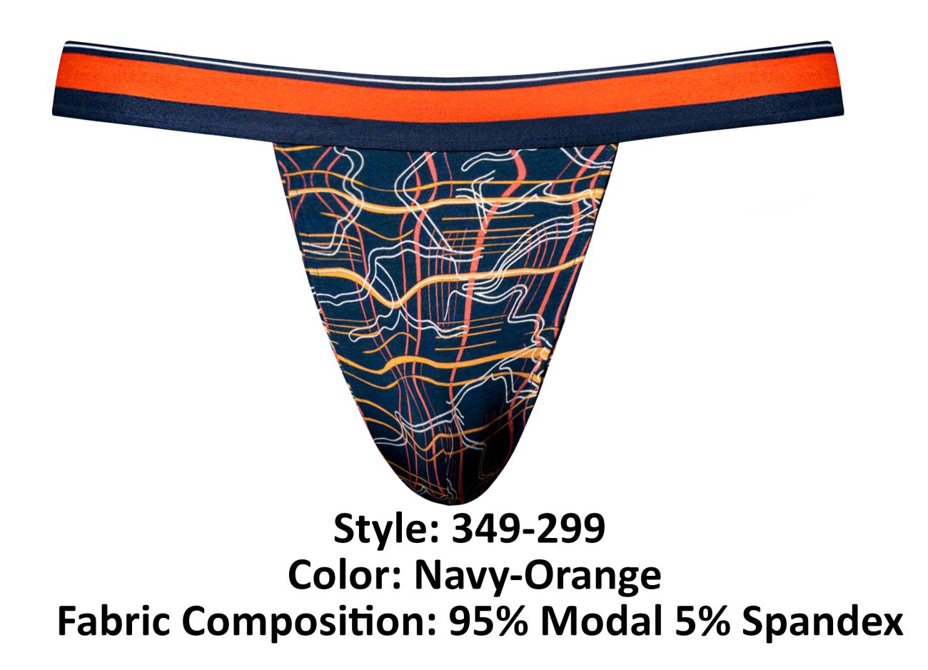Male Power 349-299 Soo Cumfy Jockstrap Color Navy