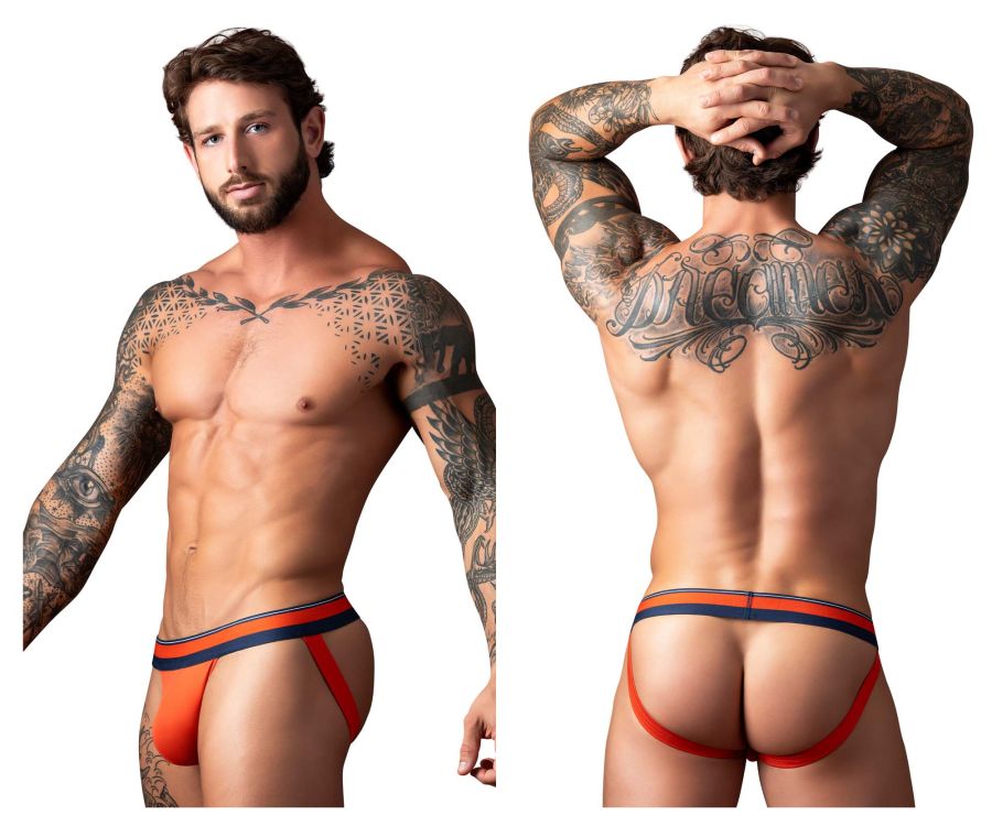 Male Power 349-299 Soo Cumfy Jockstrap Color Orange