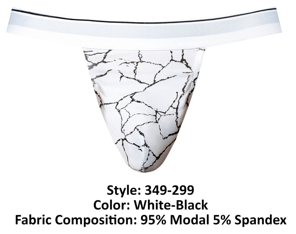 Male Power 349-299 Soo Cumfy Jock Color White-Black