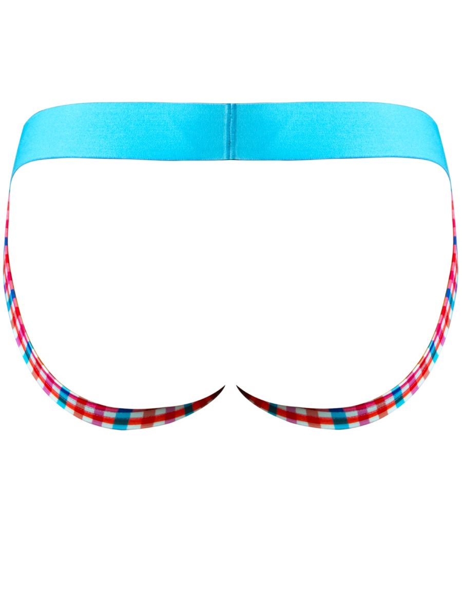 Male Power 349-306 So Comfy Gingham Jock in Gingham Print Color Gingham Print