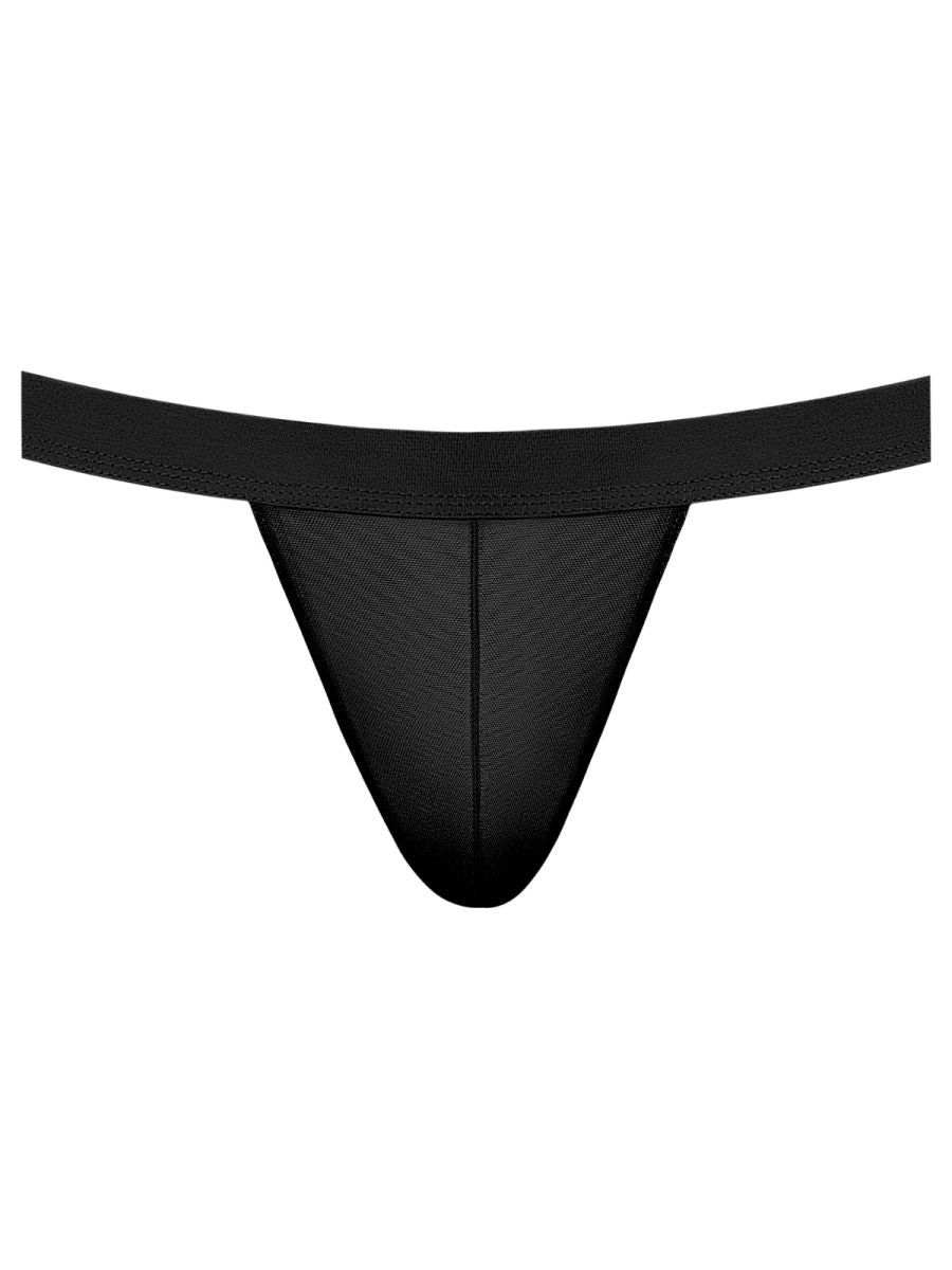 Male Power 352-307 Mesh 2 Strappy Ring Jockstrap Color Black