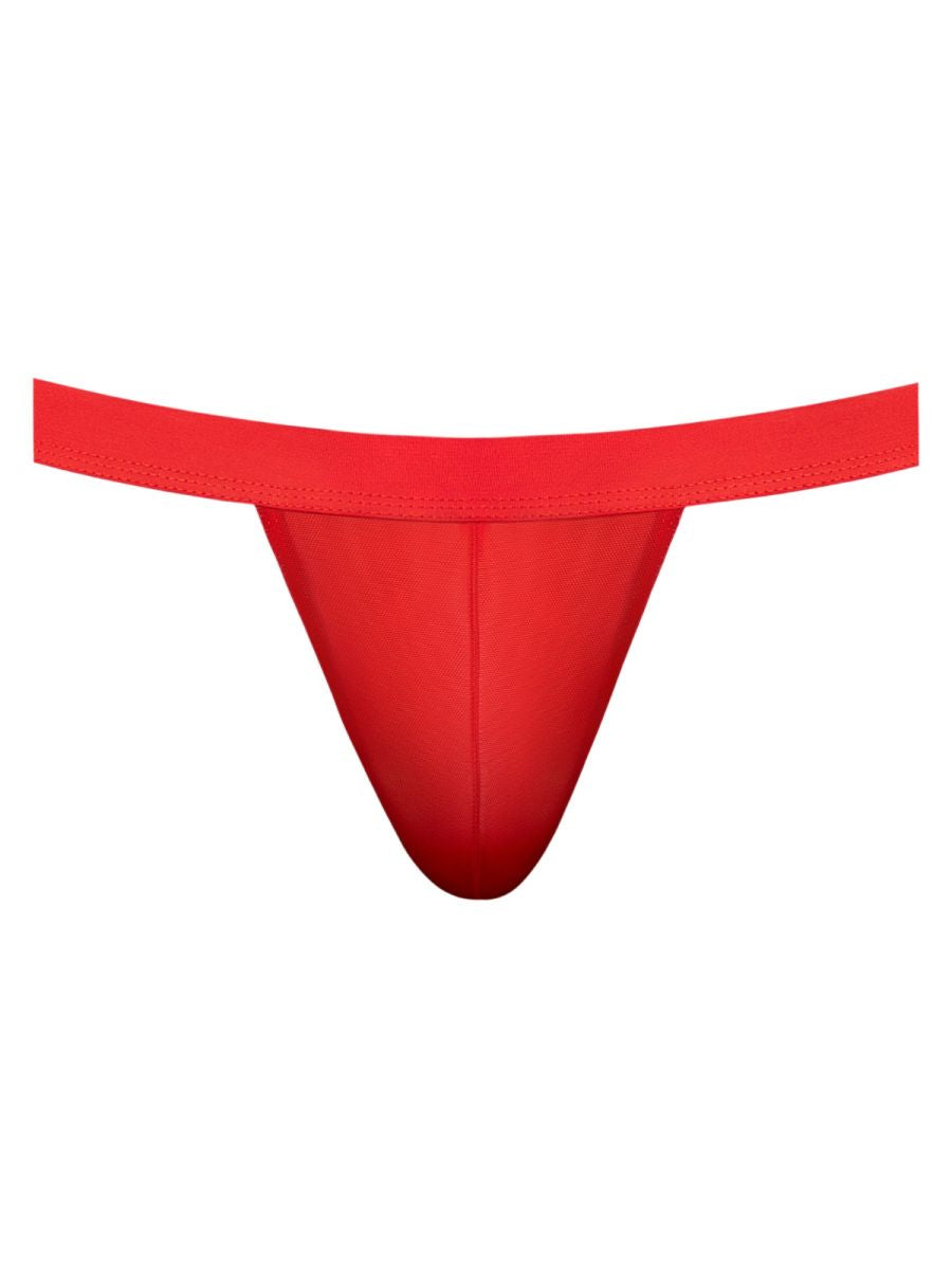 Male Power 352-307 Mesh 2 Strappy Ring Jockstrap Color Red