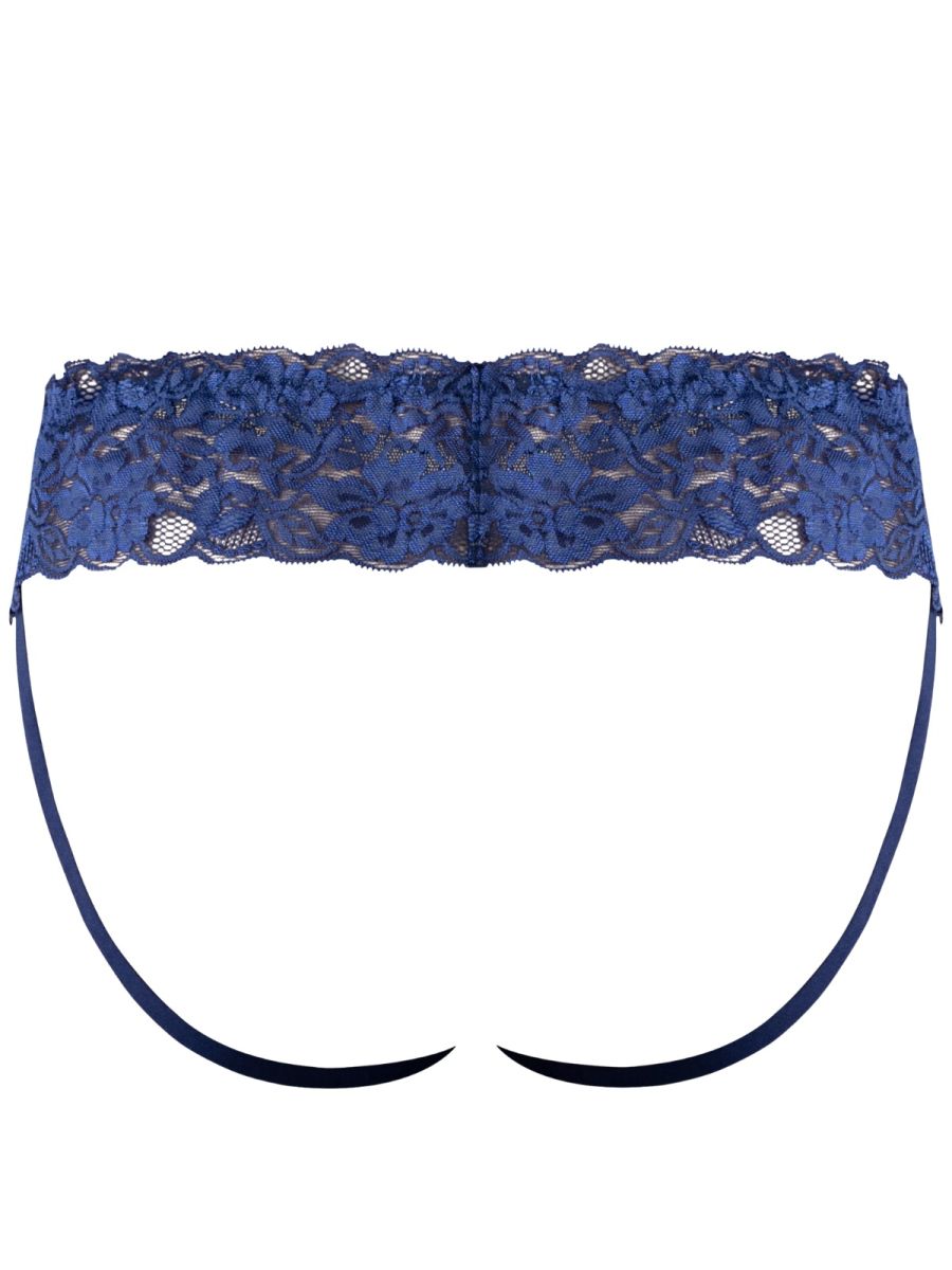 Male Power 360-280 Sassy Lace Skirt Jock Color Navy
