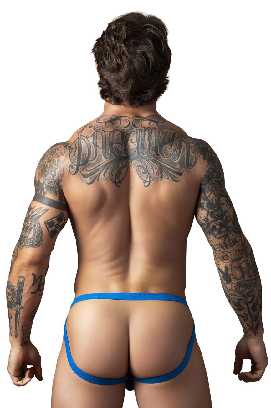 Male Power 388-11C Fishnet 2 Jockstrap Color Royal