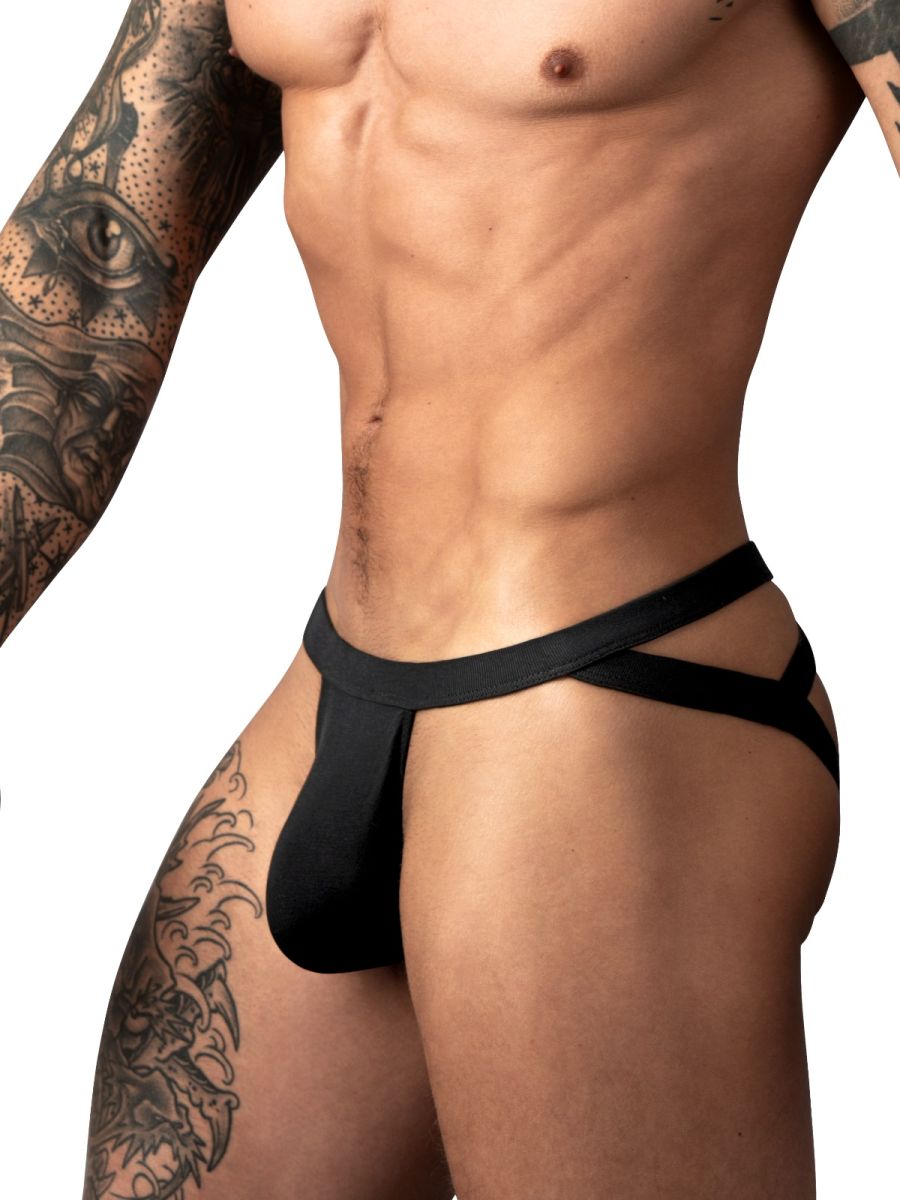 Male Power 394-308 Eco Cozy Jockstrap Color Black