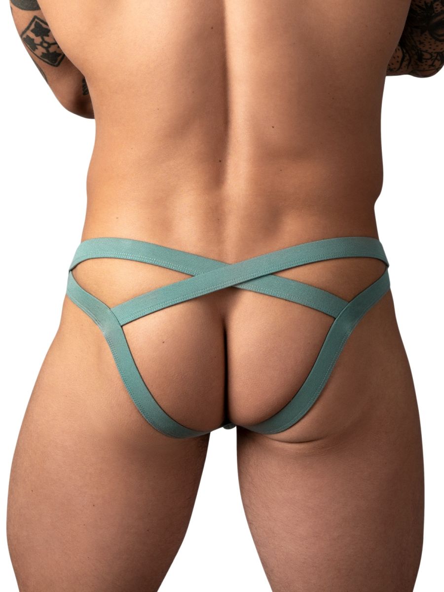 Male Power 394-308 Eco Cozy Jockstrap Color Green