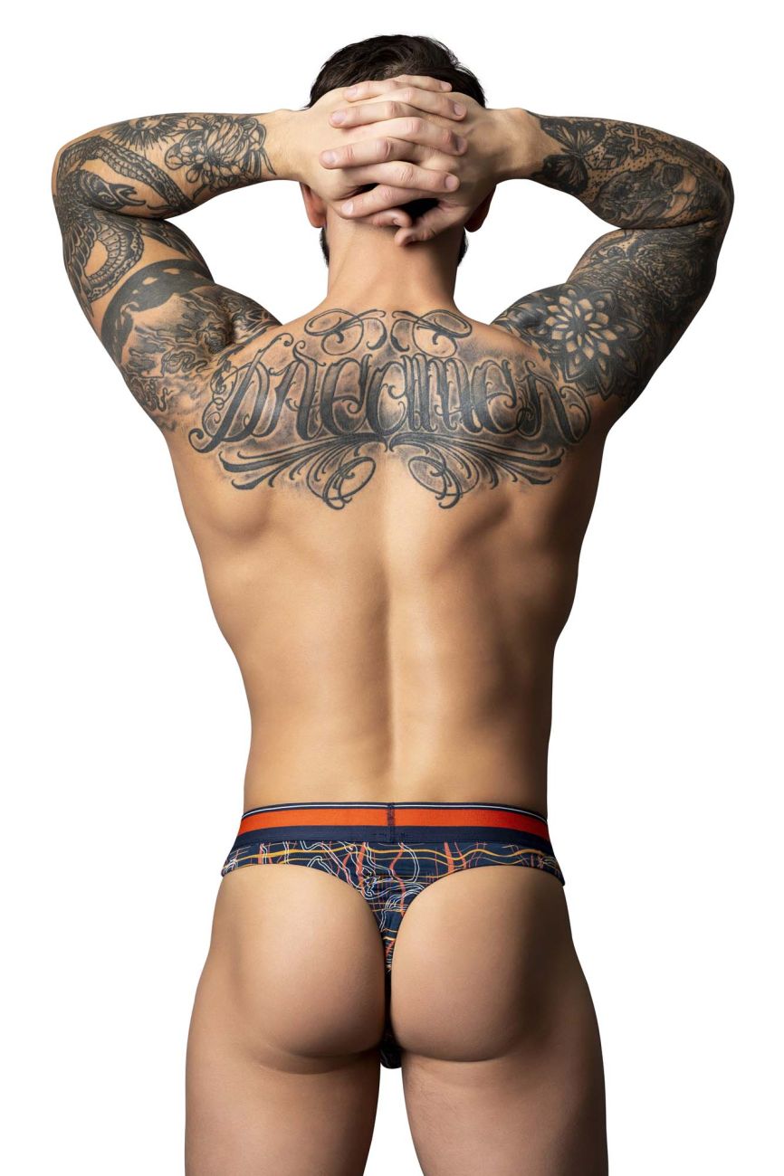 Male Power 412-299 Soo Cumfy Thongs Color Navy