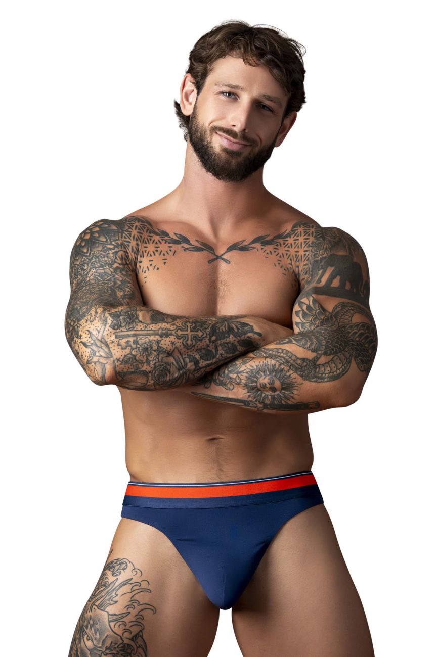 Male Power 412-299 Soo Cumfy Thongs Color Navy