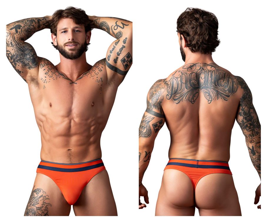 Male Power 412-299 Soo Cumfy Thongs Color Orange