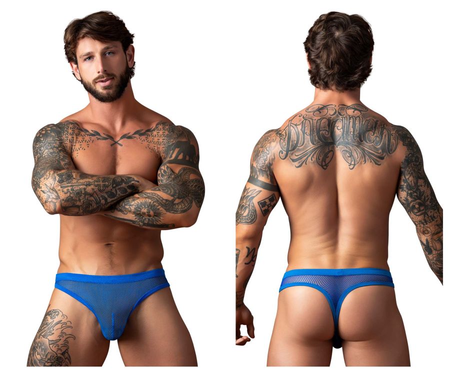 Male Power 441-11C Fishnet 2 Bong Thong Color Royal