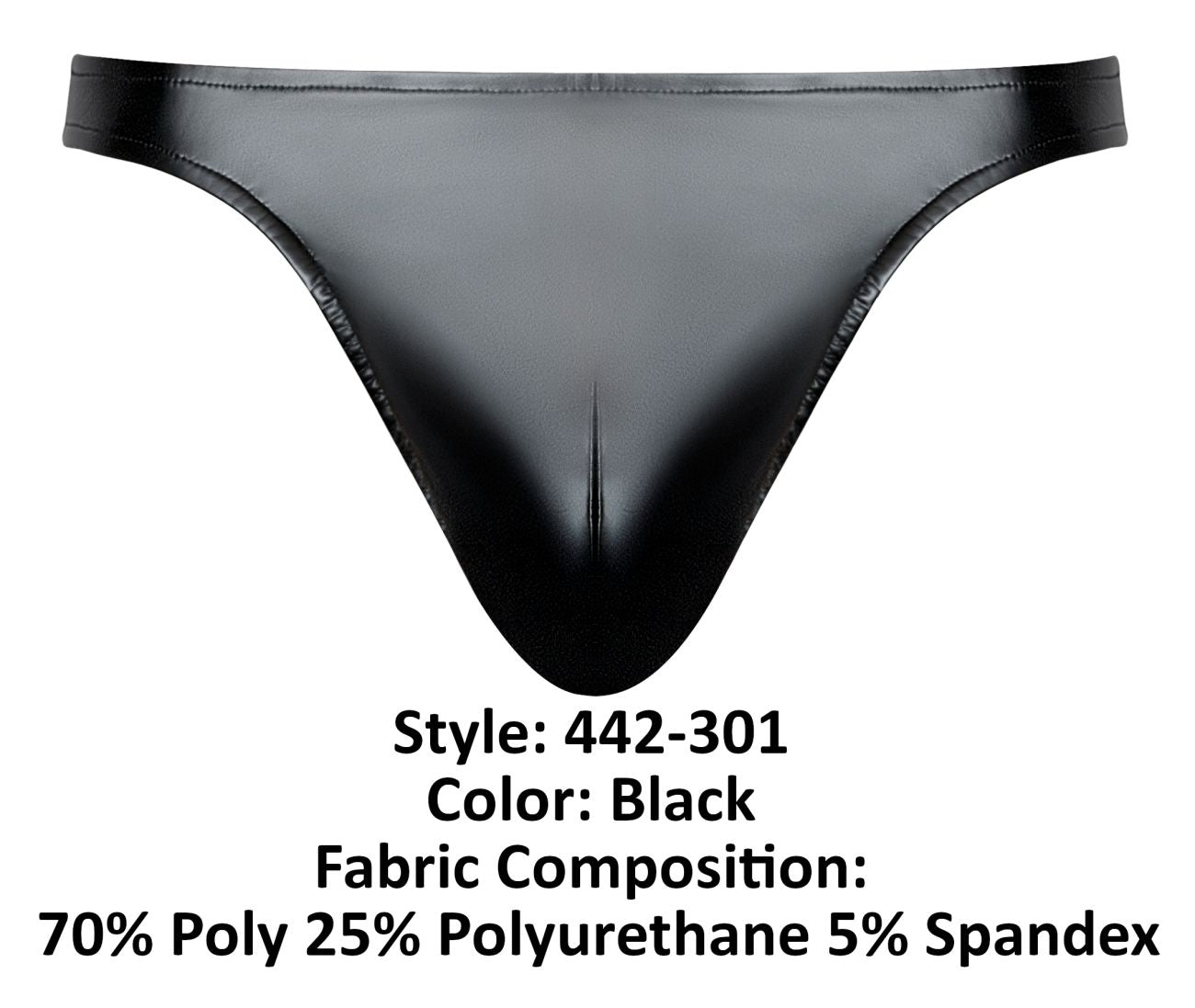 Male Power 442-301 Liquid Onyx 2.0 Bong Thong Color Black