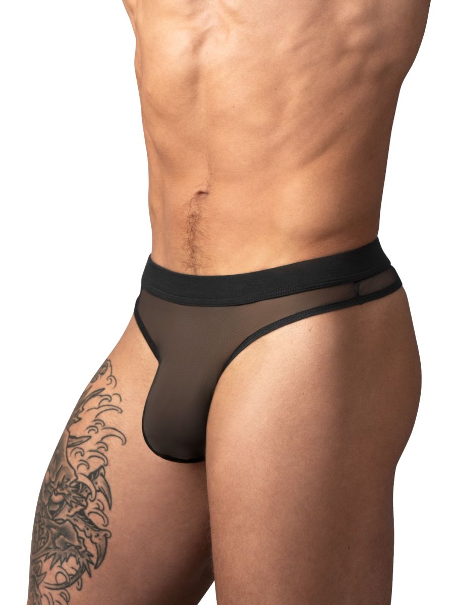 Male Power 442-307 Mesh 2 Bong Thong Color Black