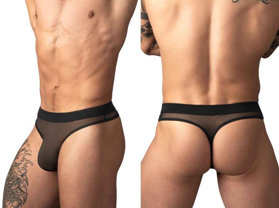 Male Power 442-307 Mesh 2 Bong Thong Color Black