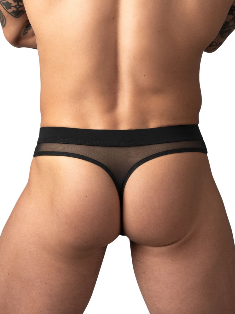 Male Power 442-307 Mesh 2 Bong Thong Color Black