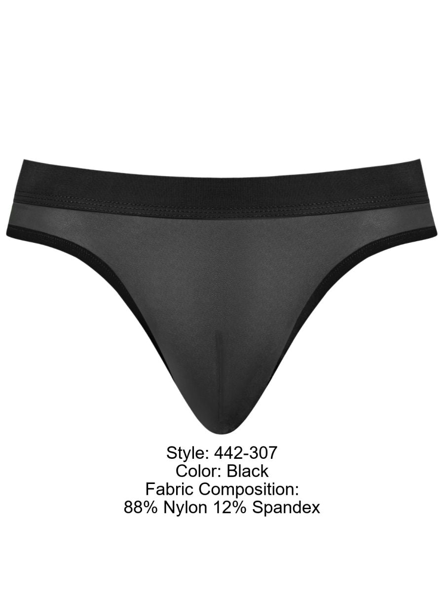 Male Power 442-307 Mesh 2 Bong Thong Color Black
