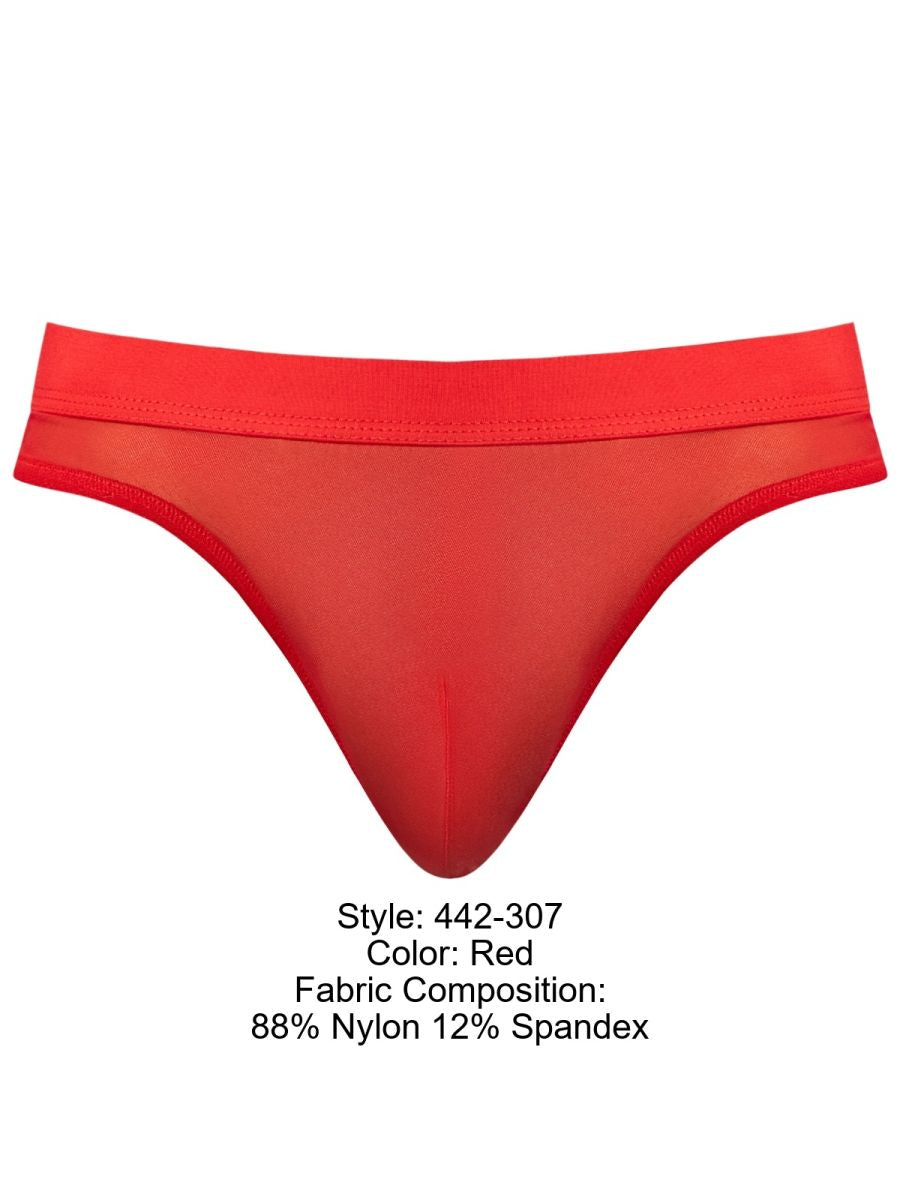 Male Power 442-307 Mesh 2 Bong Thong Color Red