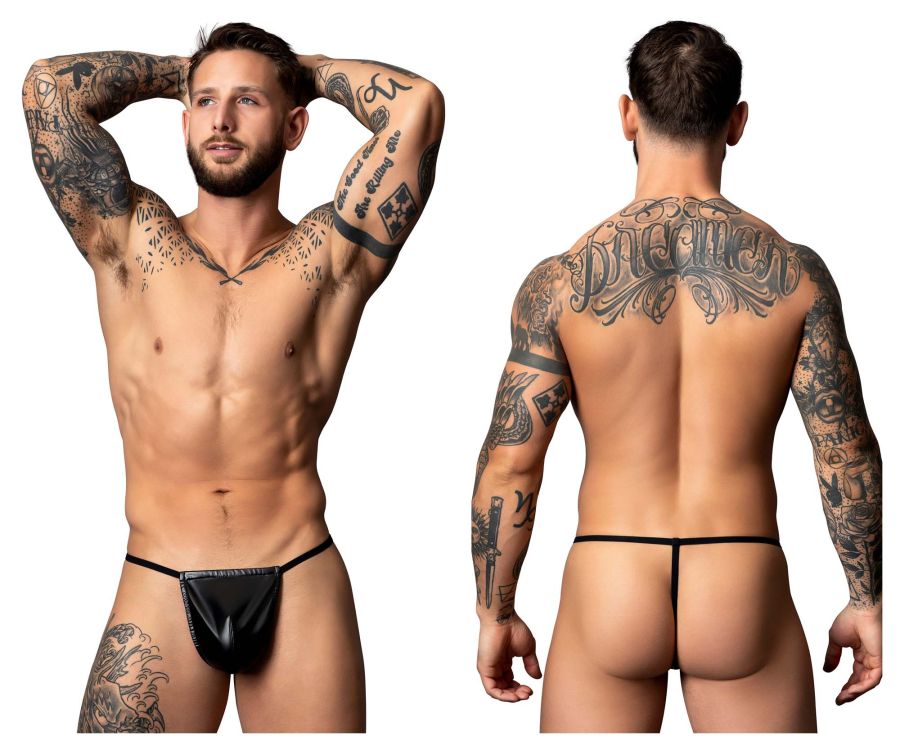 Male Power 450-301 Liquid Onyx 2.0 G-String Color Black