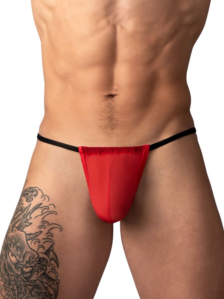 Male Power 450-307 Mesh 2 G-String Color Red
