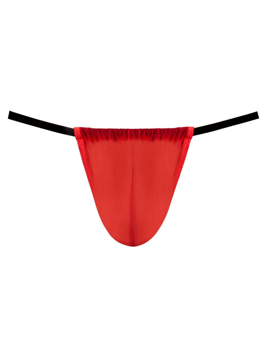 Male Power 450-307 Mesh 2 G-String Color Red