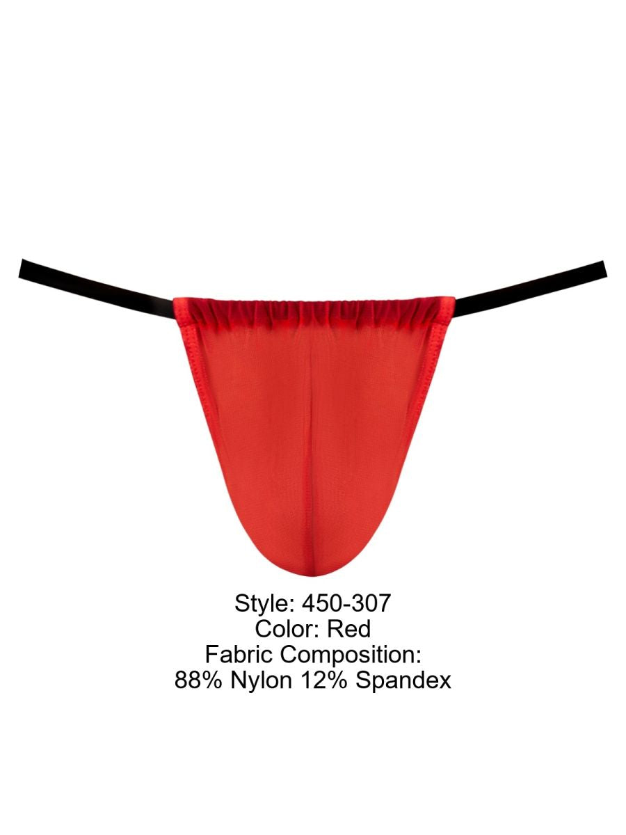 Male Power 450-307 Mesh 2 G-String Color Red