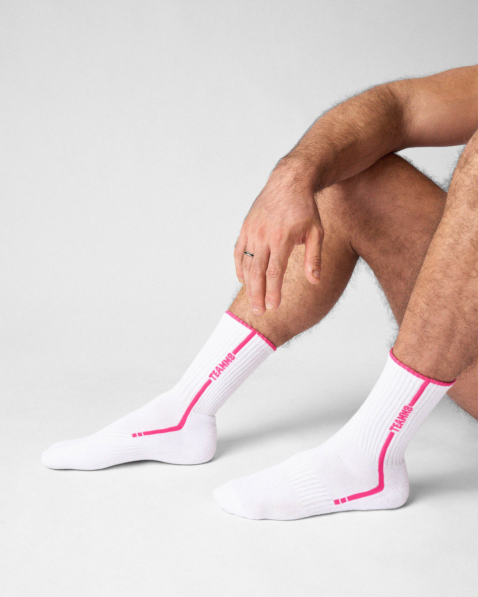 Optic Crew Socks	- Fuchsia