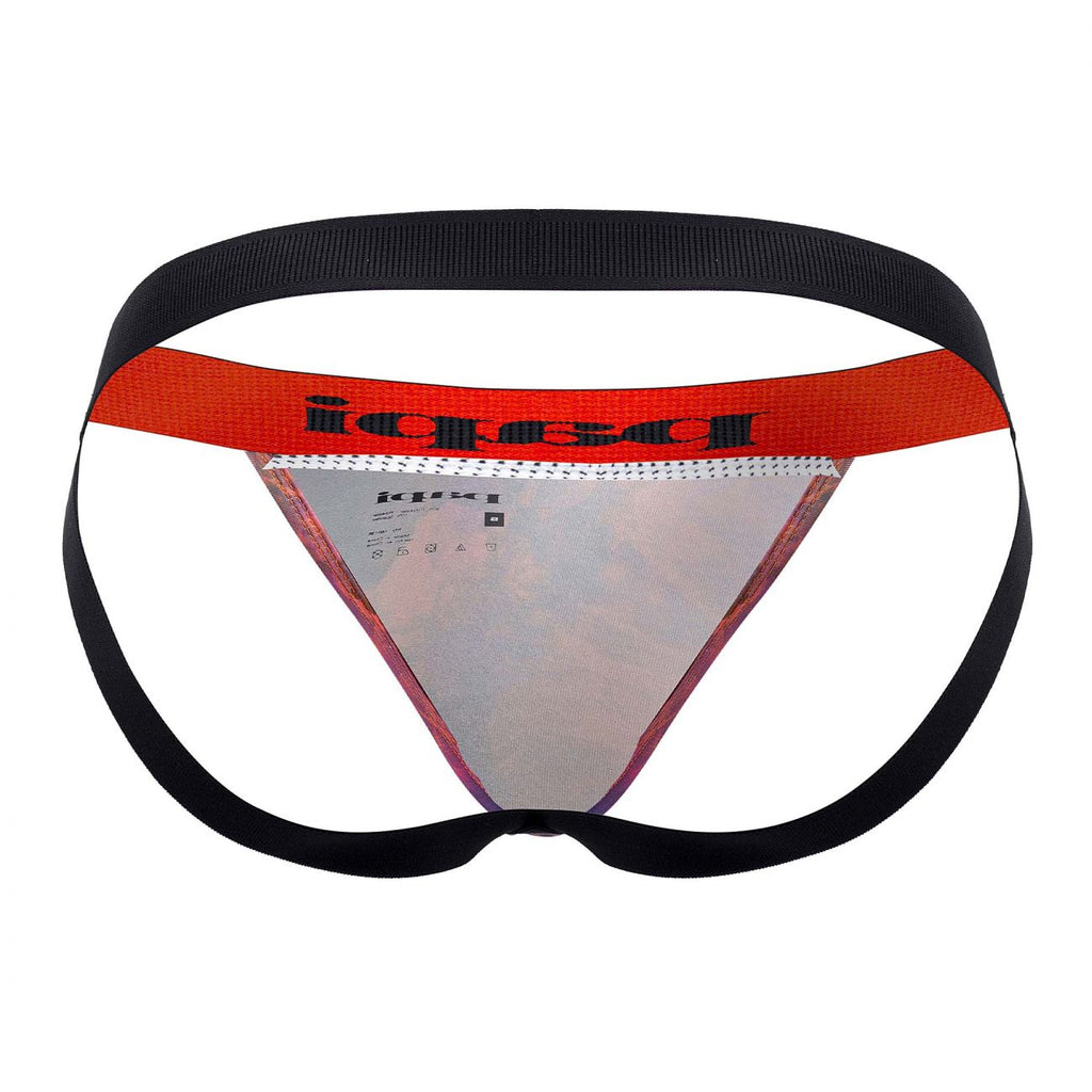 Papi UMPA051 Fashion Microflex Brazilian Jockstrap Color Sunset Multi Print