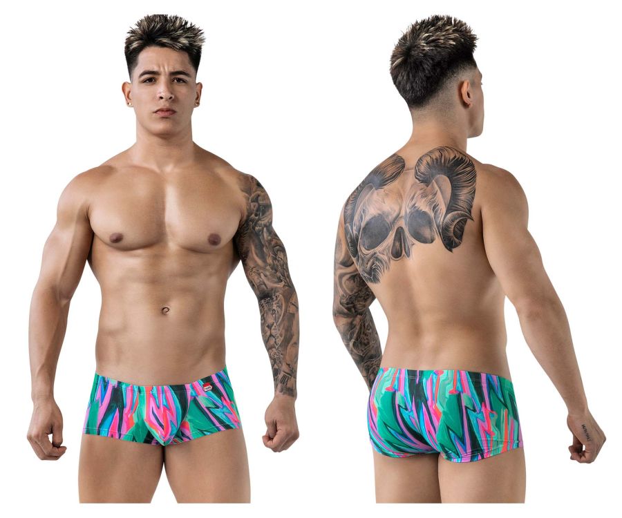Pikante PIK 1828 Abstract Trunks Color Green