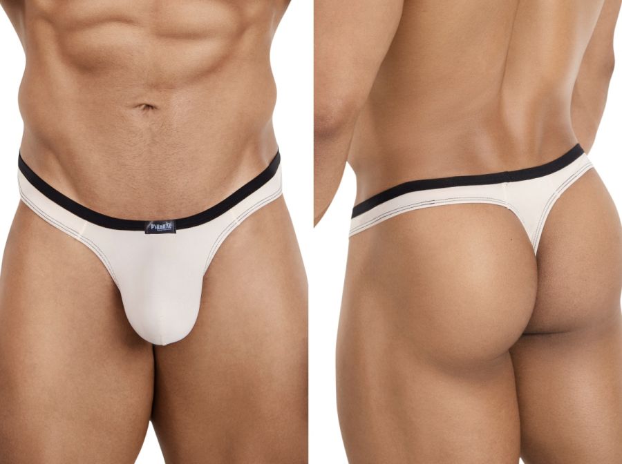 Pikante 26076 PIK 26076 Isis Thongs in Elegant Beige Color Beige