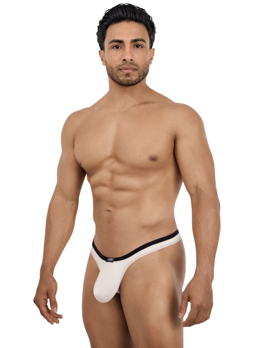 Pikante 26076 PIK 26076 Isis Thongs in Elegant Beige Color Beige