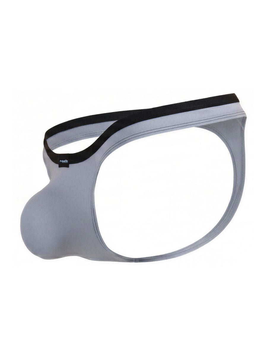 Pikante 26077 PIK 26077 Isis Men's Thongs in Sleek Gray Color Gray