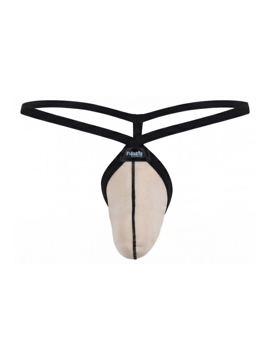 Pikante 26085 PIK 26085 Minimalist Men's G-String - Beige Color Beige