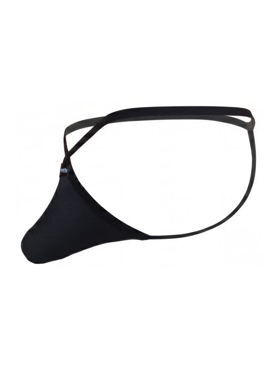 Pikante 26087 PIK 26087 Minimalist Men's G-String Set in Sleek Black Color Black