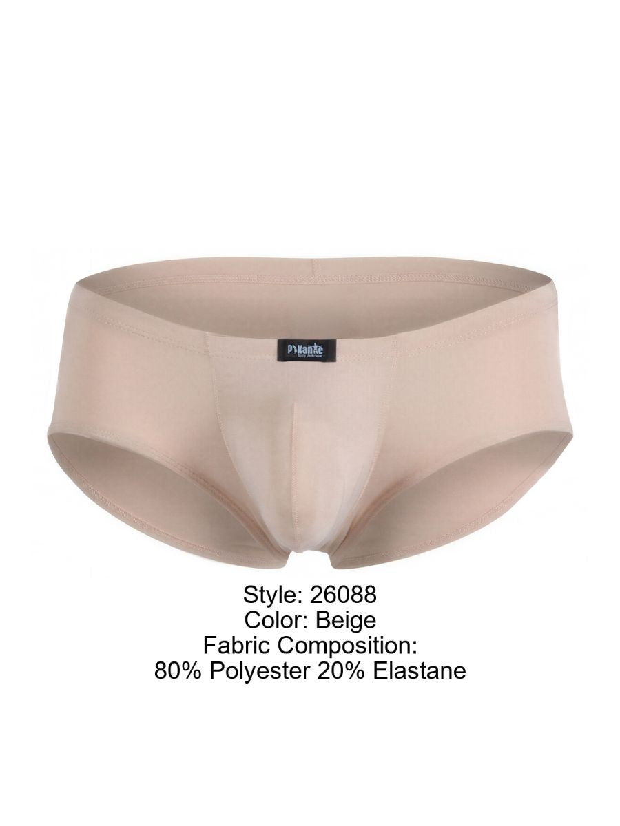 Pikante 26088 Thot Trunks in Beige - Ultra-Supportive Luxury Mens Underwear Color Beige