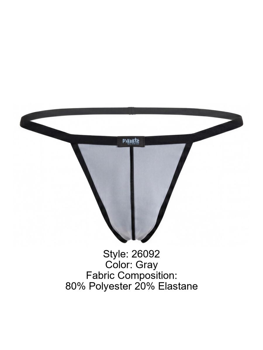 Pikante 26092 PIK 26092 Hathor C-Sock in Gray – Bold Minimalist Men's Underwear Color Gray