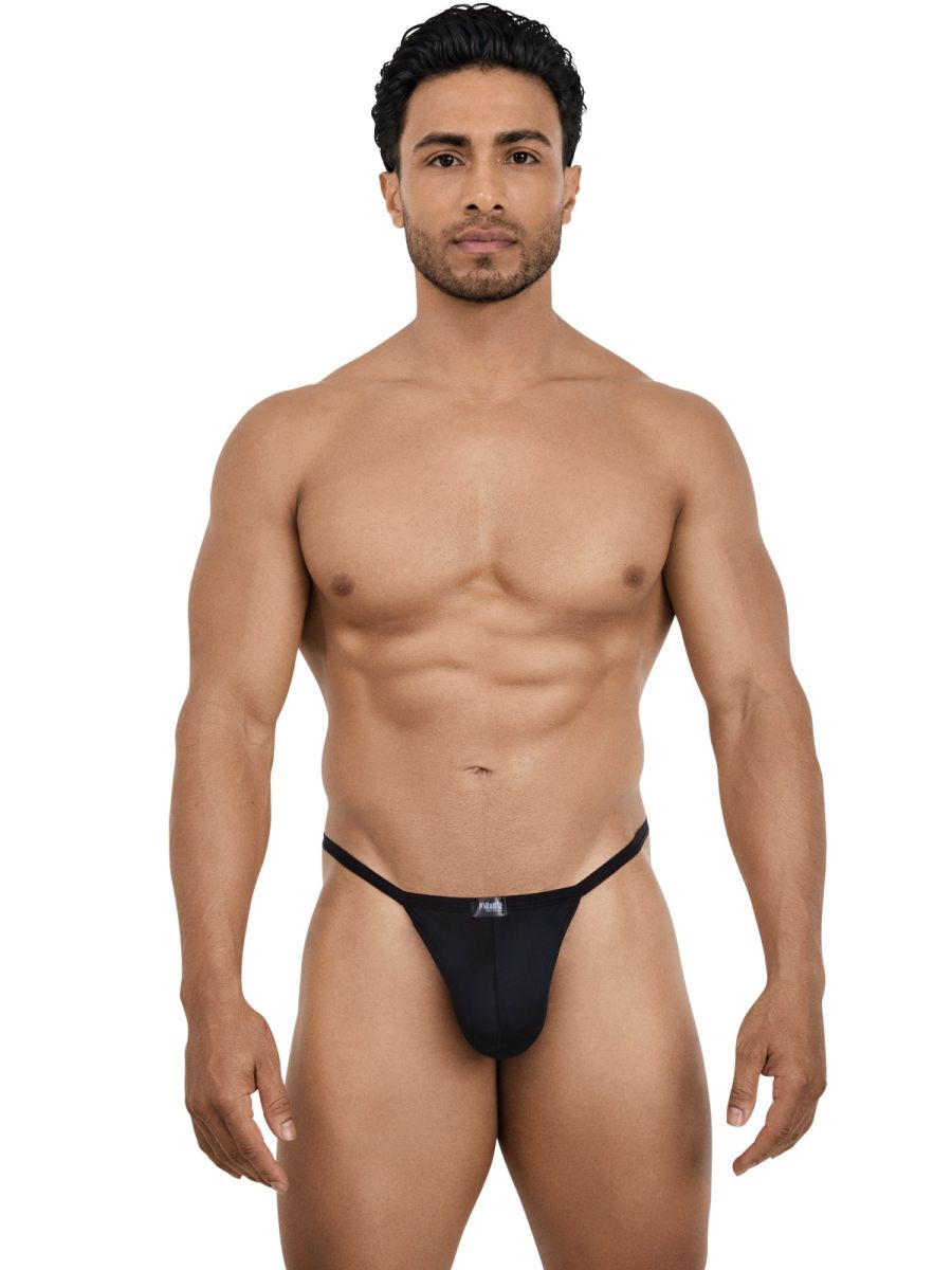 Pikante 26096 PIK 26096 Nut G-String in Sleek Black Color Black
