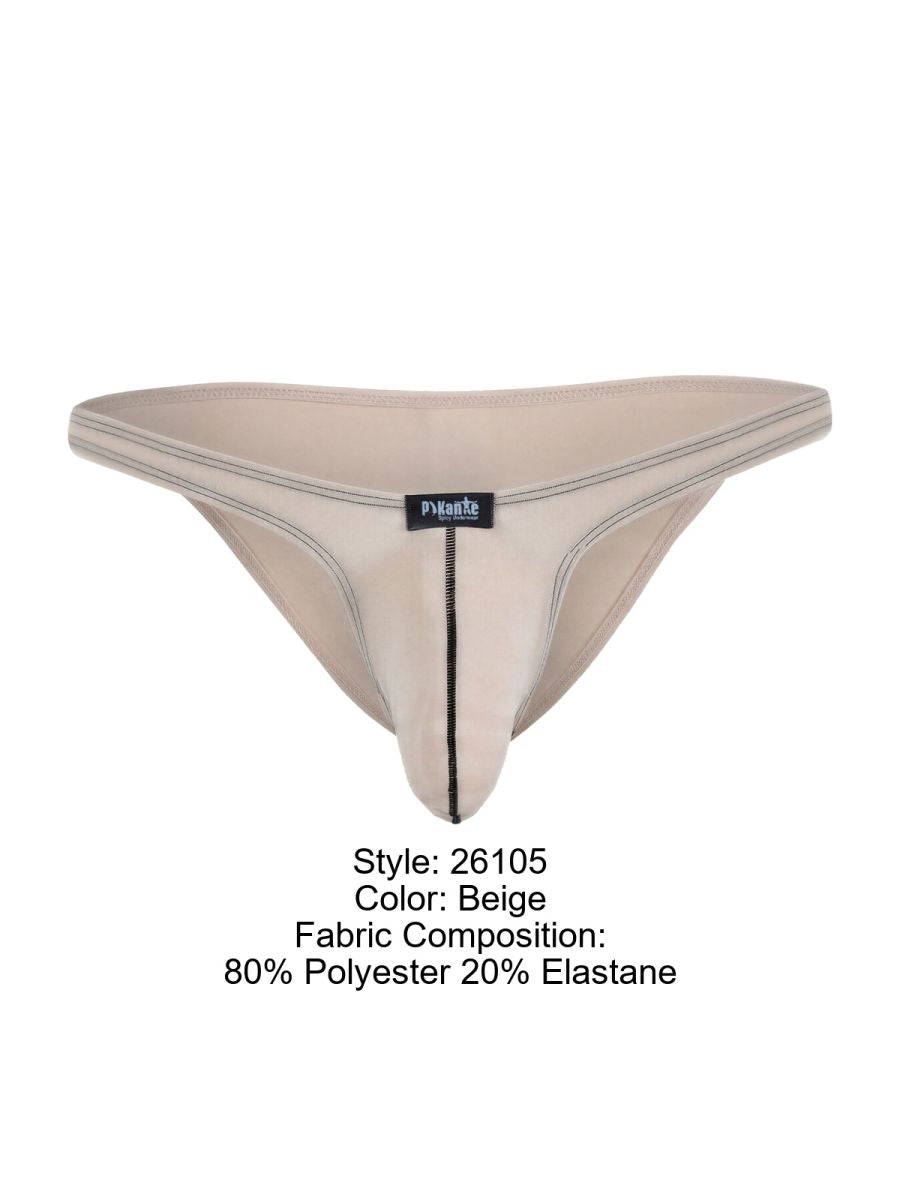 Pikante 26105 PIK 26105 Neftis Bikini Color Beige - Sleek Minimalist Men's Underwear