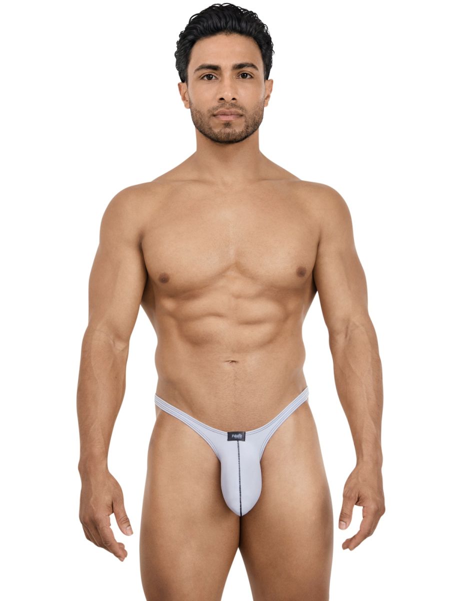 Pikante 26106 PIK 26106 Neftis Men's Bikini in Sleek Gray Color Gray