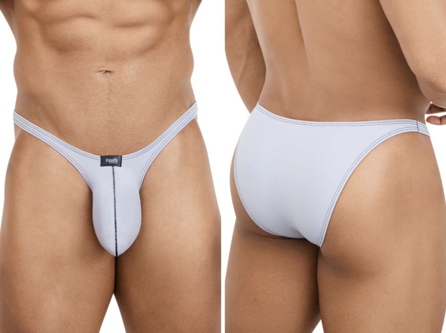 Pikante 26106 PIK 26106 Neftis Men's Bikini in Sleek Gray Color Gray
