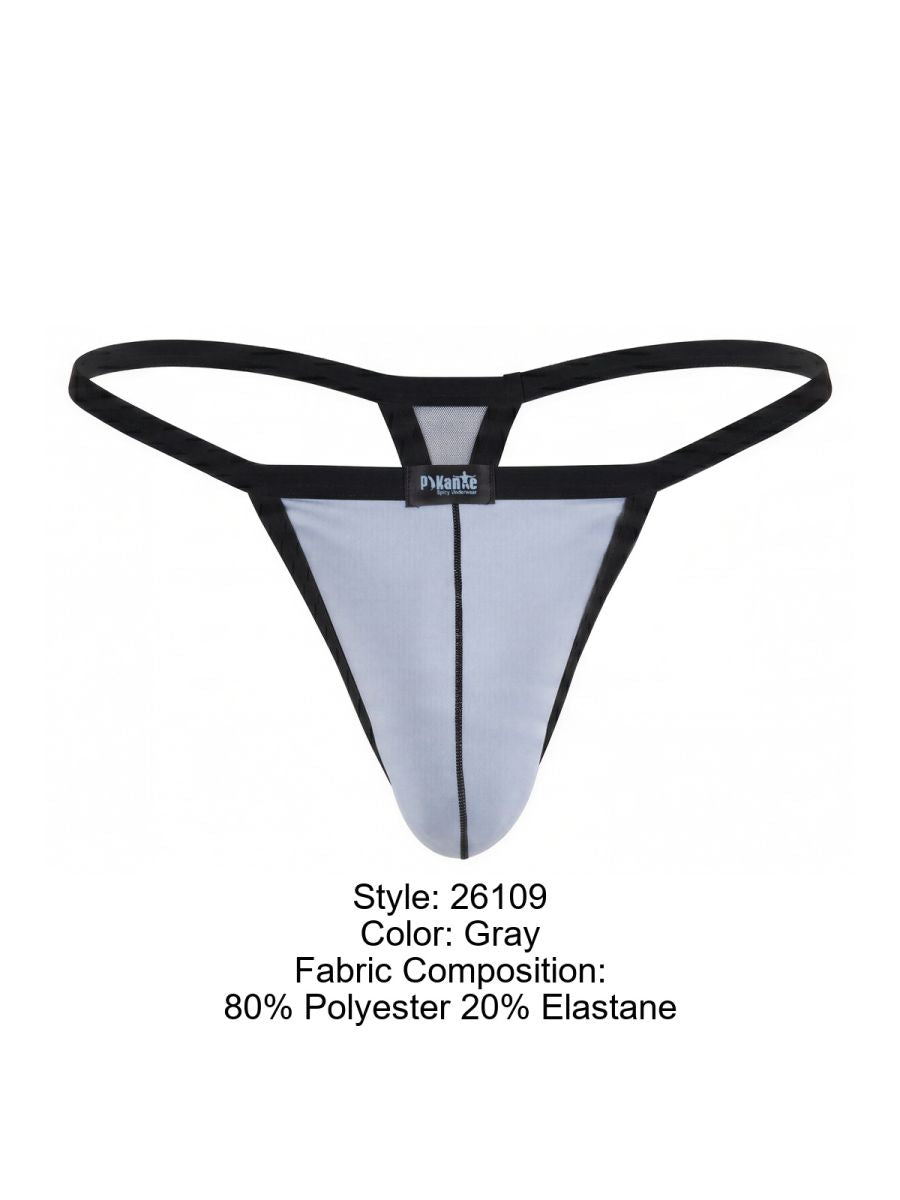 Pikante 26109 PIK 26109 Khonsu Thongs in Color Gray